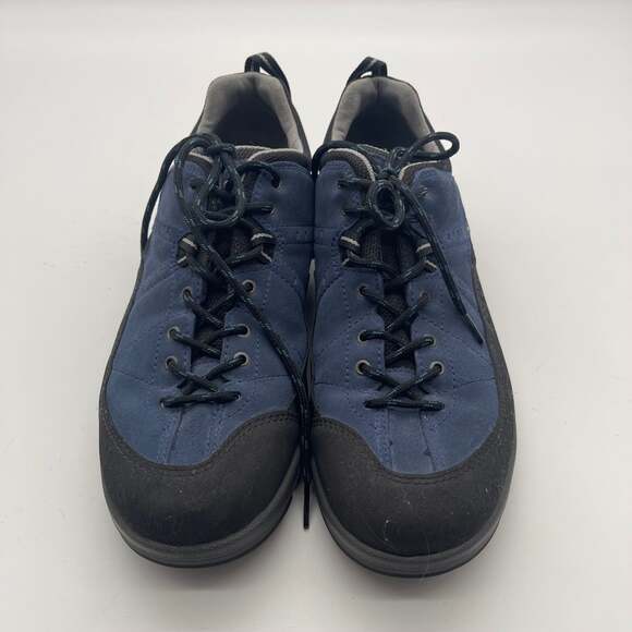 ECCO Yura Receptor Men's Blue Suede Gore-Tex Hiking Shoes